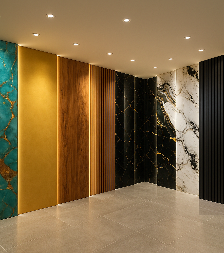 Placa aplicada em ambiente